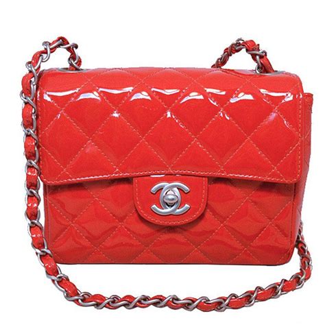 chanel red patent leather bag|chanel patent leather tote bag.